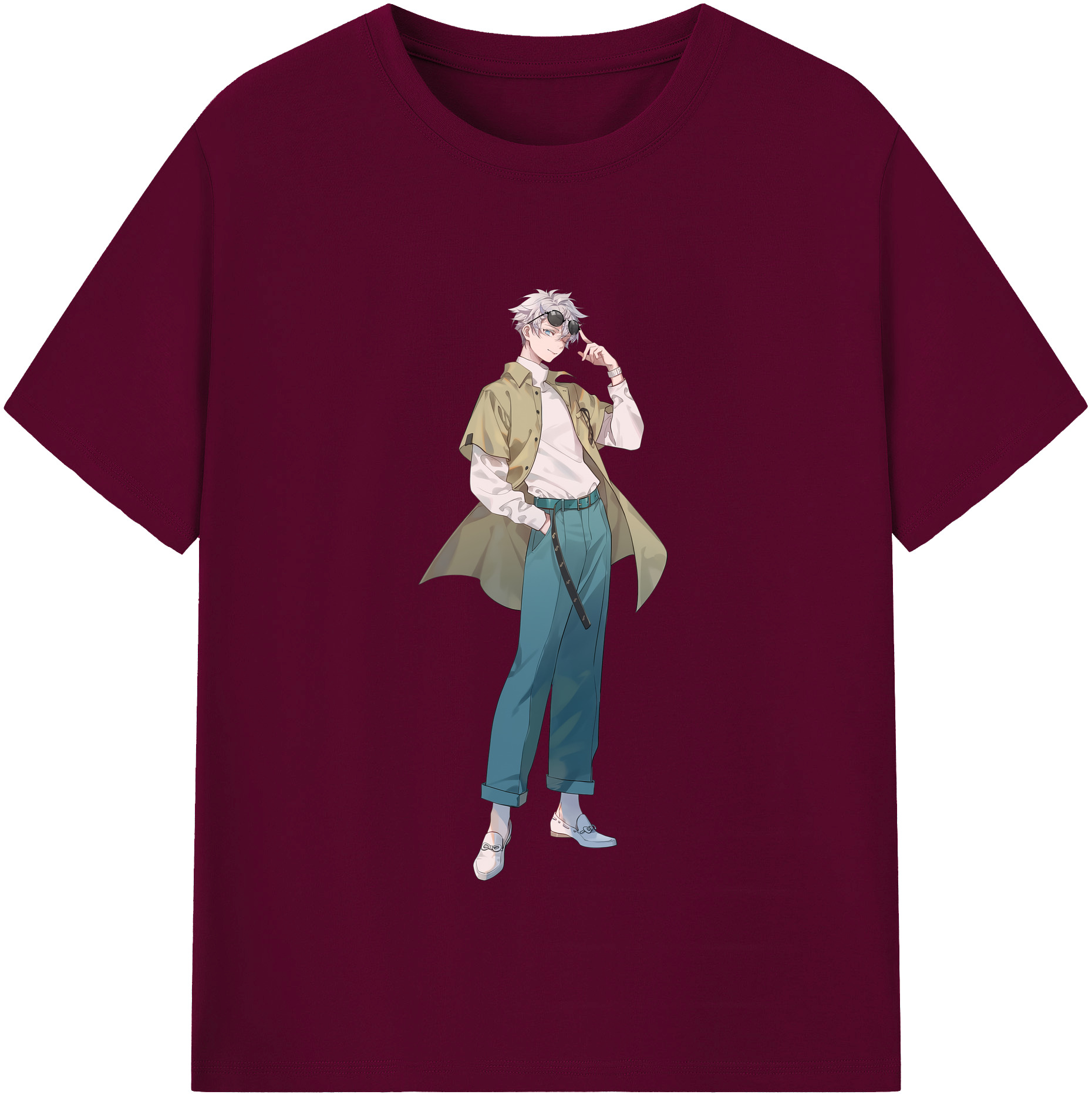 （画像用） 呪術廻戦 Jujutsu Kaisen レディースカジュアルプリントTシャツ（綿100％）